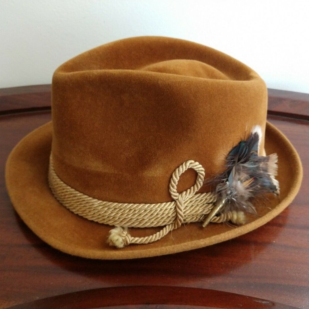 Men's Fur Felt Champ Triumph Stretchlin Fedora Hat